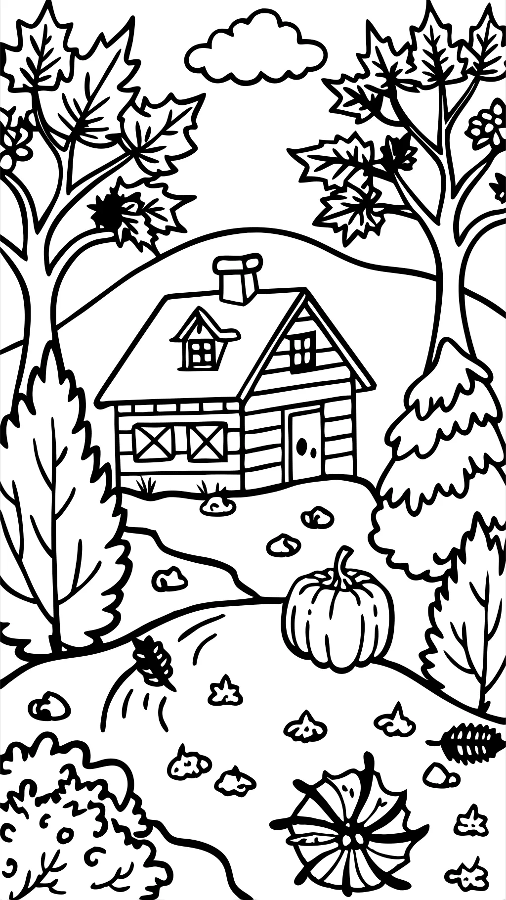 coloriages adultes automne